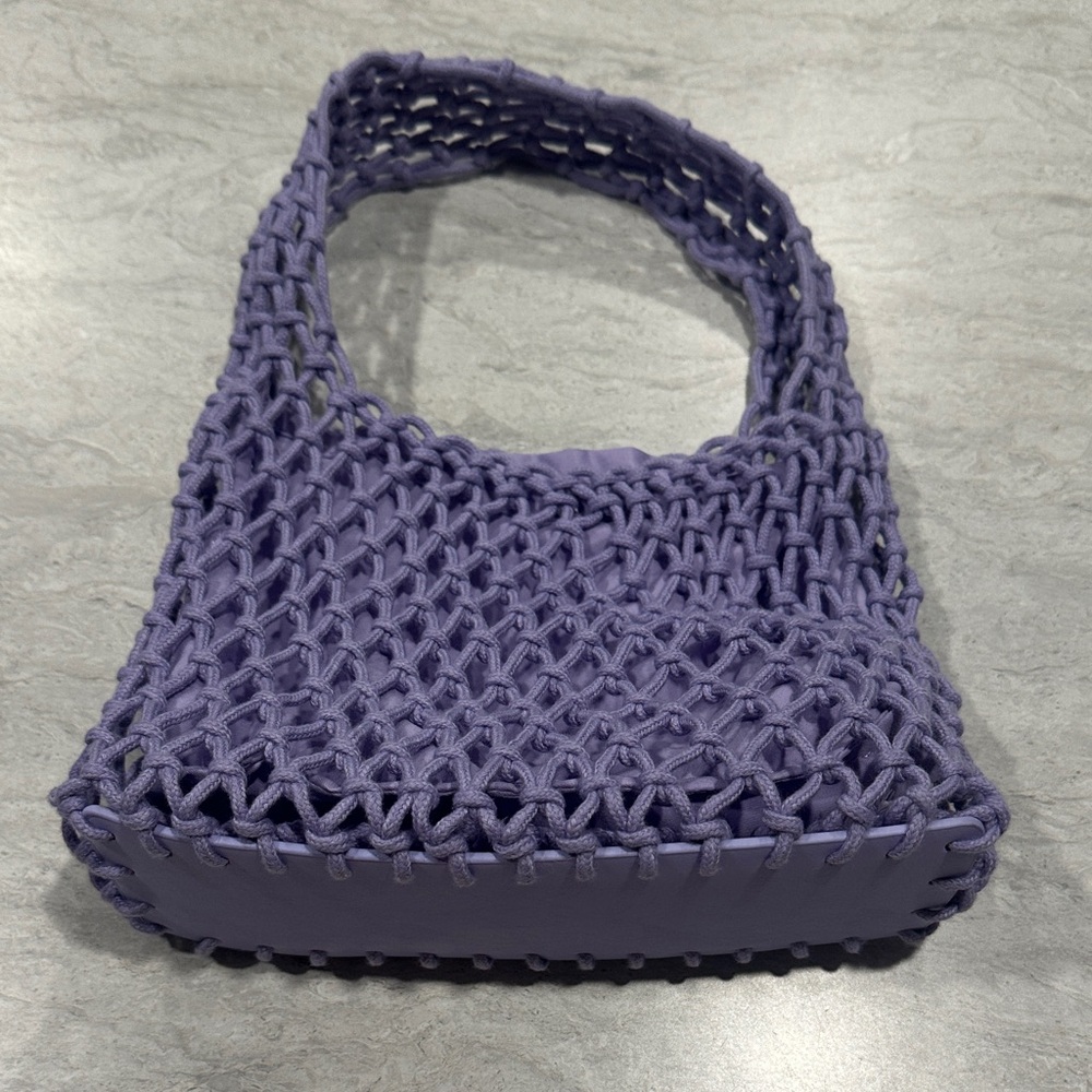 NEIMAN MARCUS CROCHET MINI SATCHEL